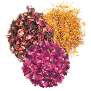 Dehydrated Flowers (Marigold, Hibiscus, Rose)